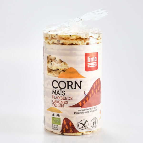 Maisivahvlid linaseemnetega 130g Lima